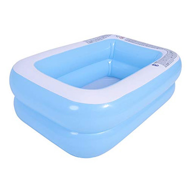 Inflatable Kiddie Pools Rectangular Summer Baby Family Toddlers ...