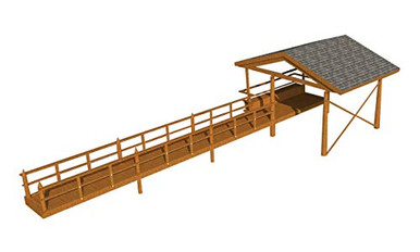 Boat dock Ramp Plans DIY Fixed Stationary Wood Docks Boat Pier Build ...