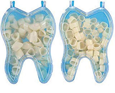 70 Facettes Dentaires Résine Blanchissante - Couronnes Temporaires Antérieures Supérieures - Minces