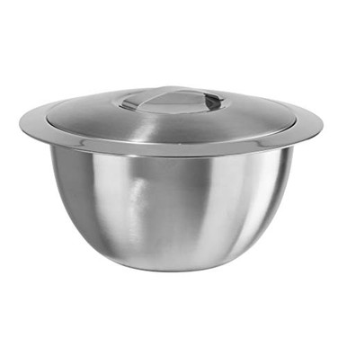 Ciotola In Acciaio Inox Da 8 Quart Di Oggi: 2 Colori Con Coperchio Ermetico – Perfetta Per Impastare, Servire E Conservare!