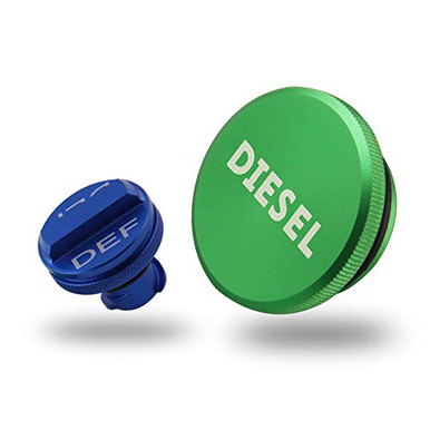 SONCHIE Dodge Ram Diesel cap Magnetic Billet Aluminum Fuel Cap and DEF ...