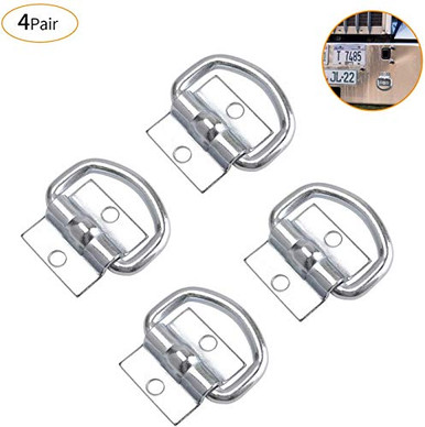 4 Pack D Ring Tie Down Anchors Heavy Duty 6000 Pound Stainless Steel ...