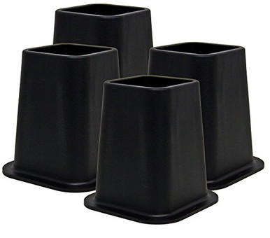 Kings Brand Heavy Duty 6-inch Bed Risers, Furniture Riser, Great for ...
