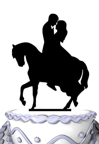 Meijiafei Wedding Cake Topper, Bride And Groom Cake Topper ,Couple Cake ...