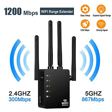 WiFi Ranger ExtenderRepeater 1200Mbps! 24G 5G! Super Fast! Super Easy ...