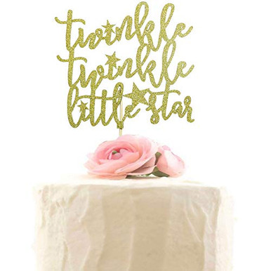 Twinkle Twinkle Little Star Cake Topper Kids Birthday Party Baby Shower ...