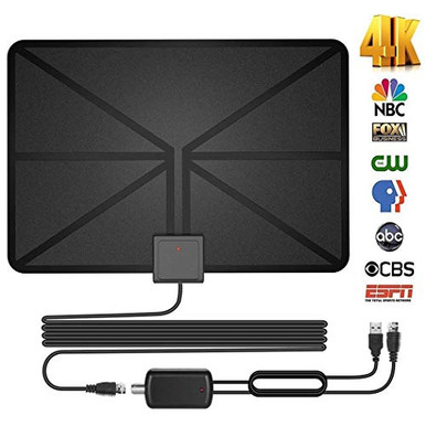 HD Digital TV Antenna - Best Amplified HDTV Antenna 60 Mile Range ...