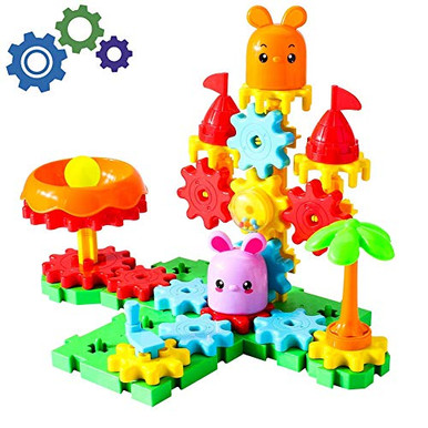 CHUIR Interlocking Gears Stem Toys Construction Building Blocks Set for ...