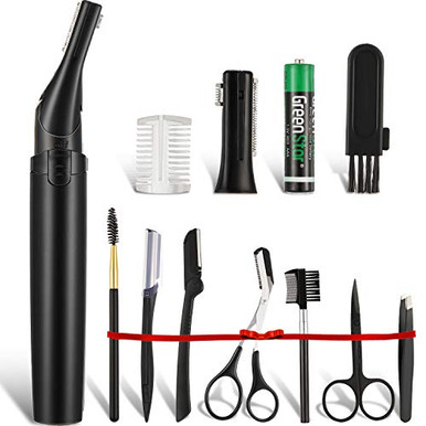 Eyebrow Electric Razors Kit for Women Men Battery Personal Pen Trimmer ...