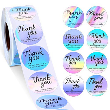 1000 Pieces Thank You for Supporting My Small Business Stickers ...