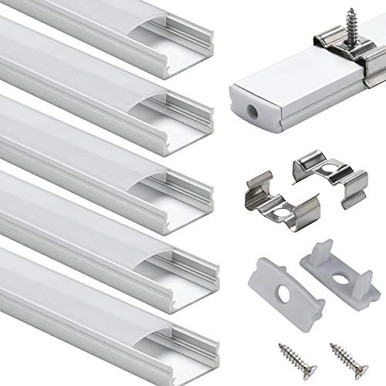 LED Aluminum Channel with Cover StarlandLed 6Pack 1Meter33ft LED ...