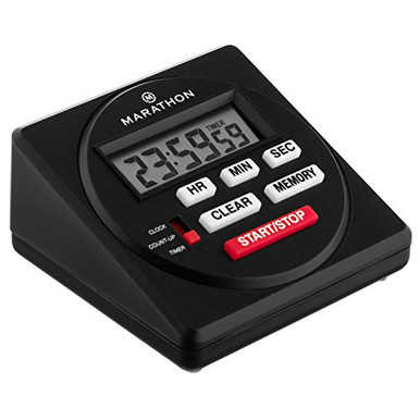 MARATHON TI080001BK Large Commercial Grade Digital 24 Hour Timer with ...