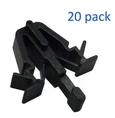 TOPAZ 10-Pack Grille Trim Retainer Clips For Toyota Pickup, Tacoma, RAV4 | 90467-12040 | Black