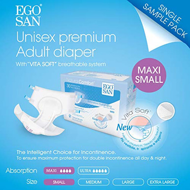 EGOSAN 9 Drop Adult All-in-One Diaper Medium 15 Pack main image 0