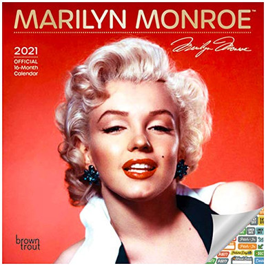 Marilyn Monroe Calendar 2021 Bundle Deluxe 2021 Marilyn Monroe Mini