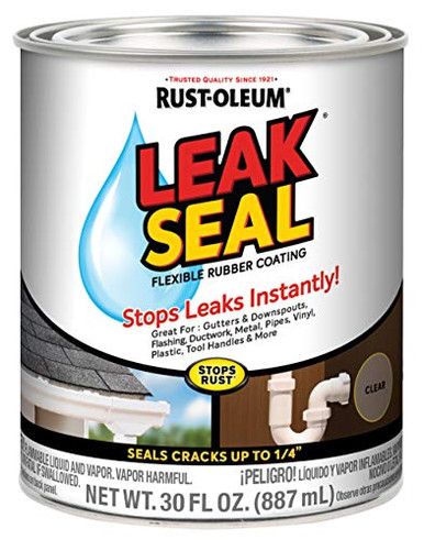 Rust-Oleum 275116 Stop Rust Leak Seal Flexible Rubber Coating Sealant