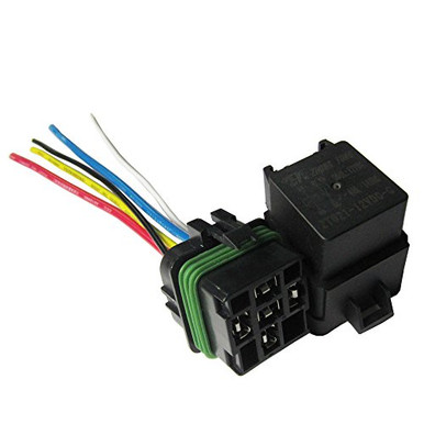 5pcs 5Pin Automotive SPDT Relay Switch Harness Socket, 12V 40A