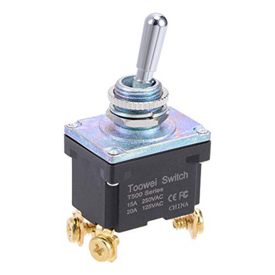 uxcell DPST Rocker Toggle Switch Heavy Duty 15A 250V 20A 125V 4P ON Off ...