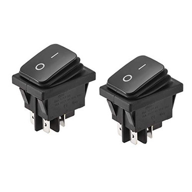 Uxcell Boat Rocker Switch Oval Toggle Switch For Boat Car Marine 3pins