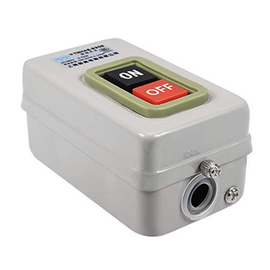 uxcell Start Stop Push Button Switch On Off 3 7KW BS230B for Motor ...