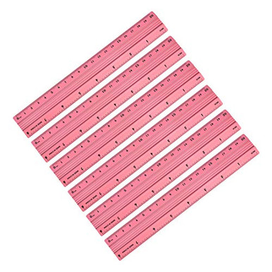 uxcell Aluminum Ruler 8 Inches Precision Bevel Edge Metal Ruler Metric ...