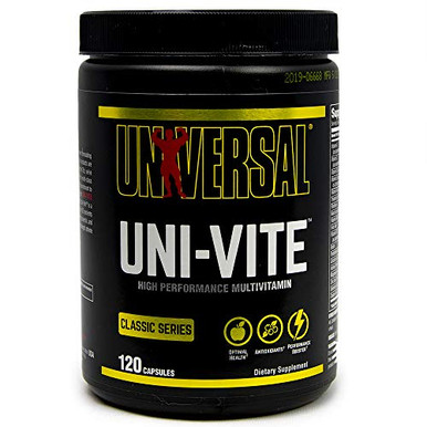 Universal Nutrition Uni Vite Capsules 30 day supply of highly potent ...
