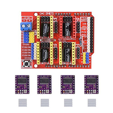 Witbot CNC Shield Expansion Board with drv8825 Stepper Motor Driver ...
