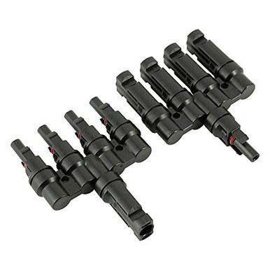 Solar Panel Dc Connector PowMr Solar Branch connetors MC4 AC DC Solar Panel Connectors 1 to 4 ...