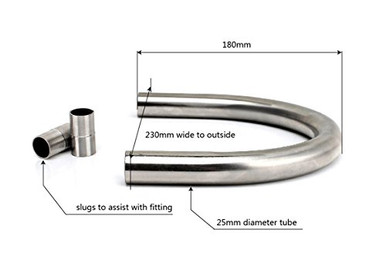 TARAZON 1 Universal Stainless Steel Cafe Racer Rear Frame Hoop Brat ...