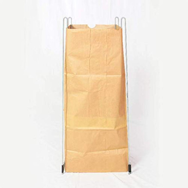 Apq Container APQ Trash Bag Holder 18 x 14 x 37 Steel Waste Container Holder 18x14x37 ...