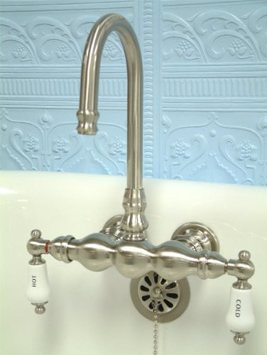 Elements of Design DT0018CL St Louis Wall Mount Clawfoot Tub Filler 4 3