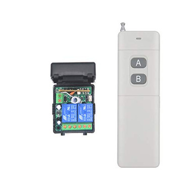 dc 12v Wireless Remote Control Switch 2 Channel Remote Control 2000 ...
