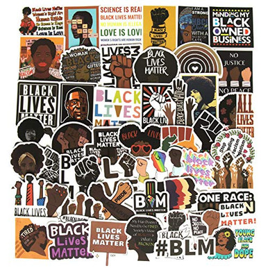 Black Lives Matter Stickers 50PCS Black Rights African Americans Laptop ...