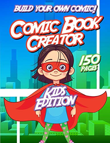 Kids Comic Book Creator Creative Activity Book For Children To Make ...
