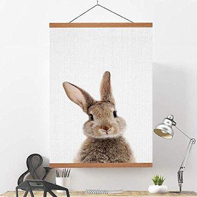 Ywlake Modanature Magnetiche Per Poster In Legno - 40 Cm, 2 Pezzi, Colore Teak, Per Foto 40x50 40x60, Appendere Senza Danni