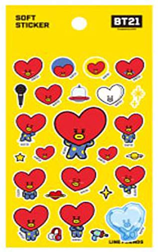BT21 X STUDIO8 BTS Official Merchandise Soft Sticker by Bangtanboys ...