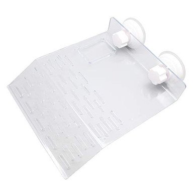 Illustration of Turtle Basking Aquarium With Acrylic Decorations