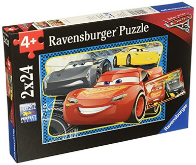 Ravensburger Disney Cars 3 I Can Win 2 In A Box 24 Piece Jigsaw Puzzle ...