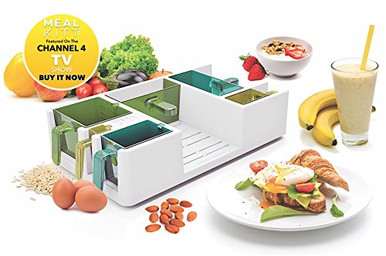 Diet Container System MealKitt All-In-One Portion Control, BPA Free Meal Prep Container ...