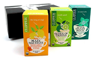 Clipper Organic Tea 3-Flavor Variety One 20 Envelope Box Each of Main ...