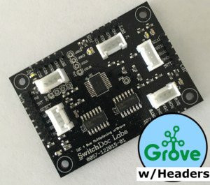 Ic Mux Raspberry Pi Grove-Pin Headers I2C 4 Channel Mux Extender-Expander Board for Arduino ...