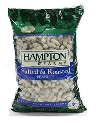 Hampton Farms Salted Roasted In-shell Peanuts Large Bag Net Wt- 80 Oz 5 ...
