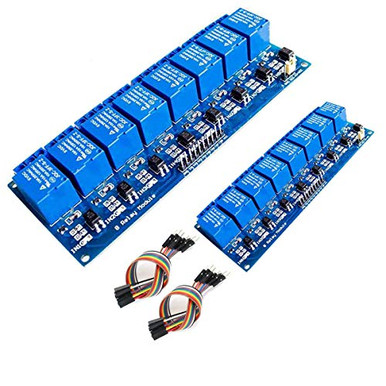 N - A 2pcs 5V 8Channel Relay Module Optocoupler Low Level Trigger ...