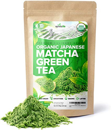 AprikaLife - Organic Japanese Matcha Green Tea Powder USDA JAS Organic ...