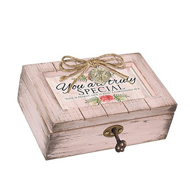 Belle Papier Cottage Garden Alguien Caja De Música Especial