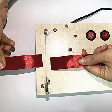 Home Use Hot Ribbon Cutter Machine DIY Rope Ribbons Craft DIY Hand Cut ...