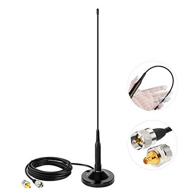 Bingfu Vehicle Ham Radio Mobile Radio Antenna Dual Band VHF UHF 136 ...