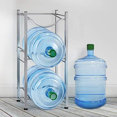 Water Cooler Jug Rack 3-Tier Water Storage Rack for 3 Bottles ...