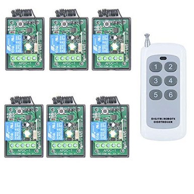 One remote control controls Six receivers-Wireless Remote Control ...