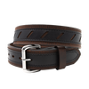 Underground Carry Belt - Distressed Brown Base w/ Black Patch - 26" Pant (30" Belt)
